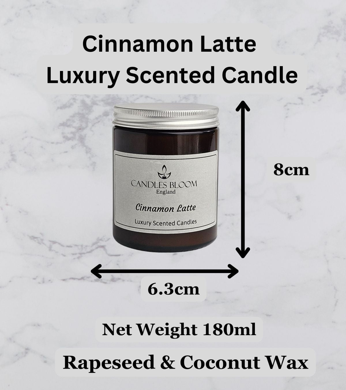 Cinnamon Latte Scented Candle