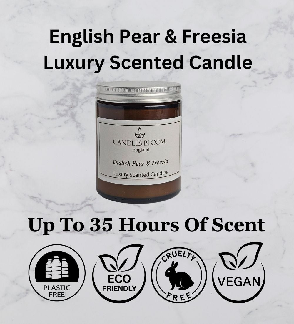 English Pear and Freesia Scented Candle