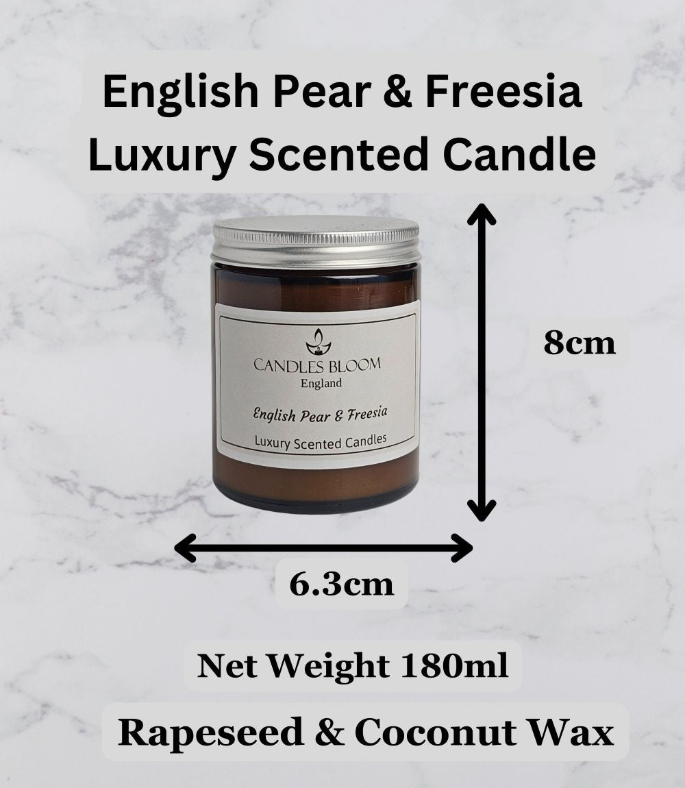 English Pear and Freesia Scented Candle