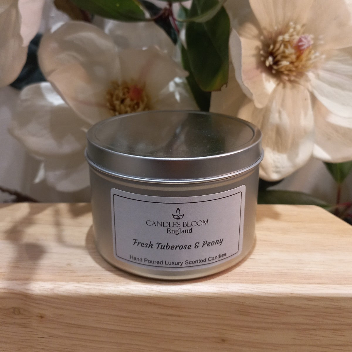 Large Tin Candle