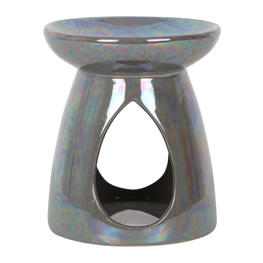 Iridescent Grey Wax Burner