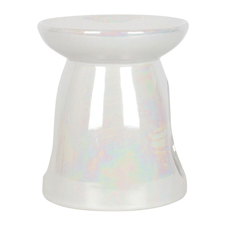 Iridescent White Wax Burner