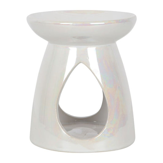 Iridescent White Wax Burner