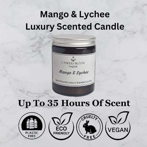 Mango and Lychee Scented Candle