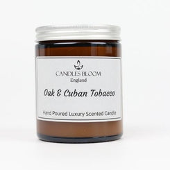 Oak & Cuban Tobacco Scented Candle