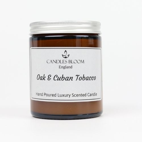 Oak & Cuban Tobacco Scented Candle