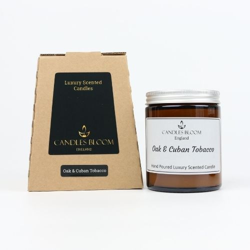 Oak & Cuban Tobacco Scented Candle