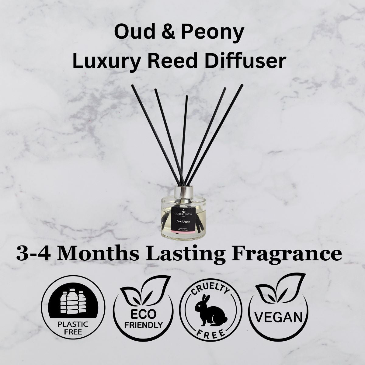 Oud & Peony Reed Diffuser