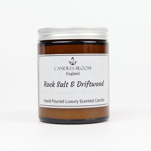 Rock Salt & Driftwood Scented Candle