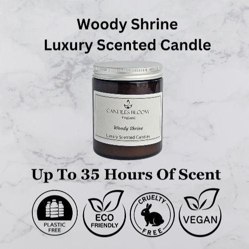 Woody Shrine Scented Candle