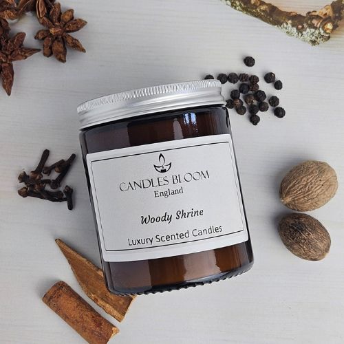 Woody Shrine Scented Candle