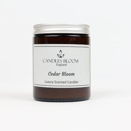 Cedar Bloom Scented Candle | Candles Bloom