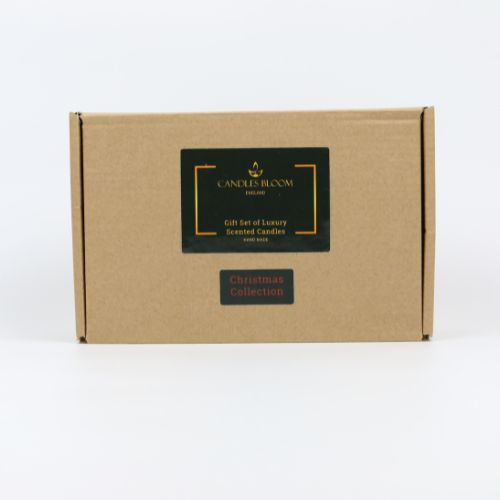 Christmas Amber Jar Candle Gift Set
