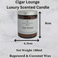Cigar Lounge Scented Candle