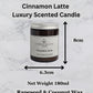 Cinnamon Latte Scented Candle