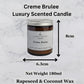 Creme Brulee Scented Candle