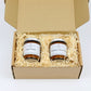 Floral Amber Jar Candle Gift Set