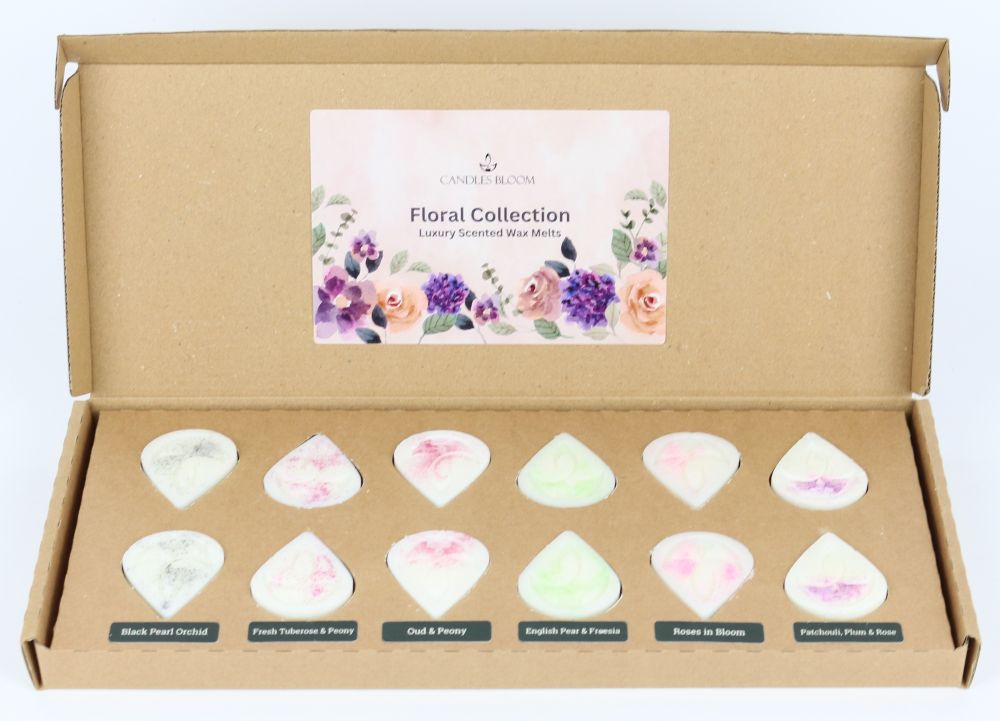 Floral Wax Melts Collection Gift Set