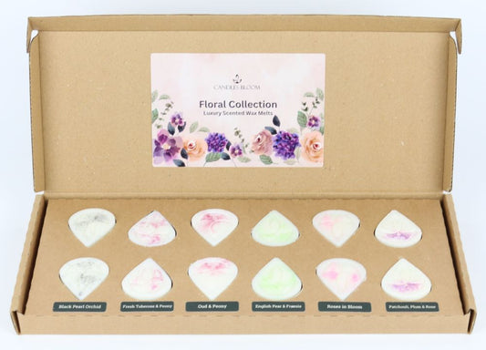 Floral Wax Melts Collection Gift Set