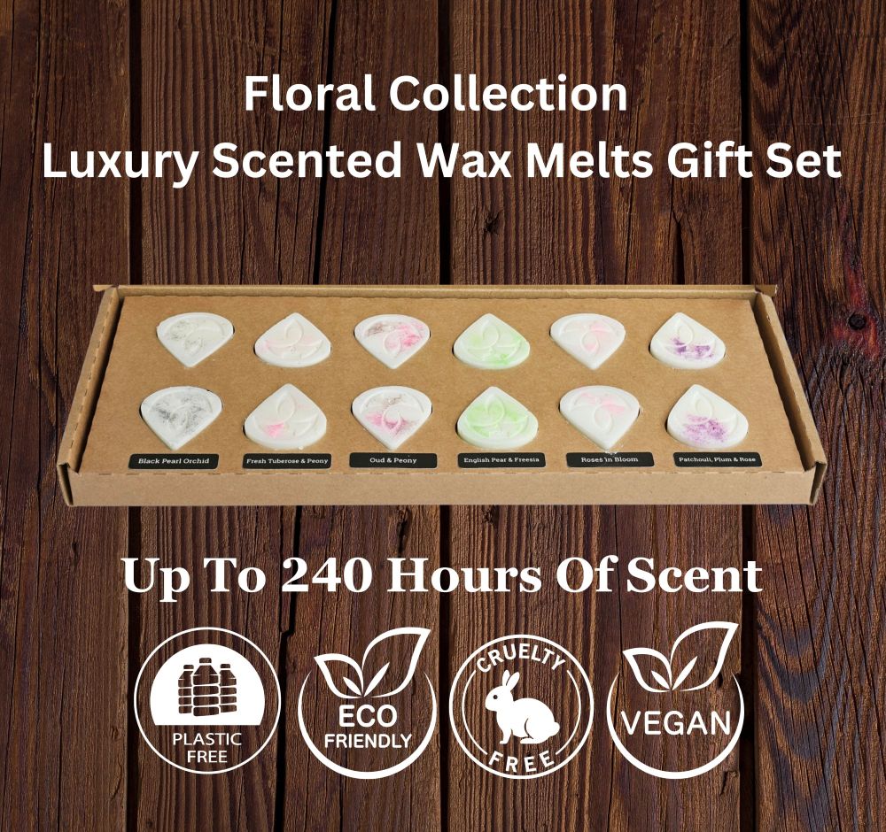 Floral Wax Melts Collection Gift Set
