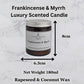 Frankincense and Myrrh Scented Candle