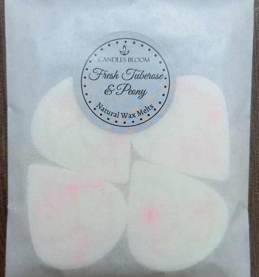 Fresh Tuberose and Peony Wax Melts
