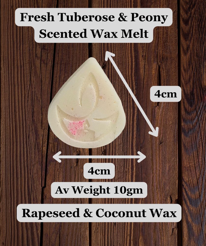 Fresh Tuberose and Peony Wax Melts