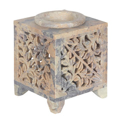 Moroccan Arch Cut out Soap stone Wax Burner