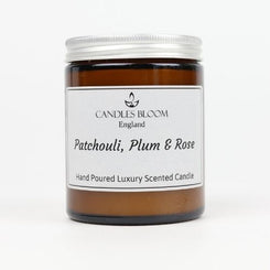Patchouli Plum & Rose Scented Candle