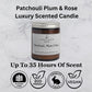 Patchouli Plum & Rose Scented Candle