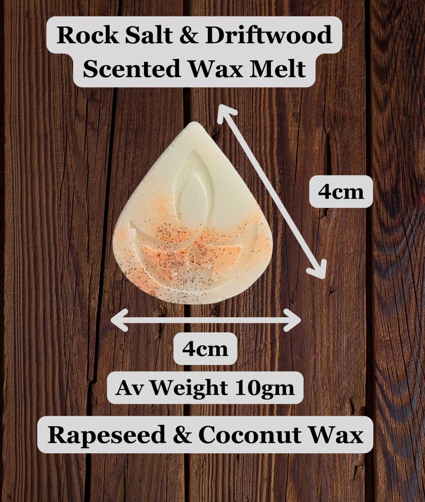Rock Salt & Driftwood Wax Melts