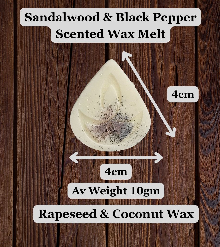 Sandalwood And Black Pepper Wax Melts